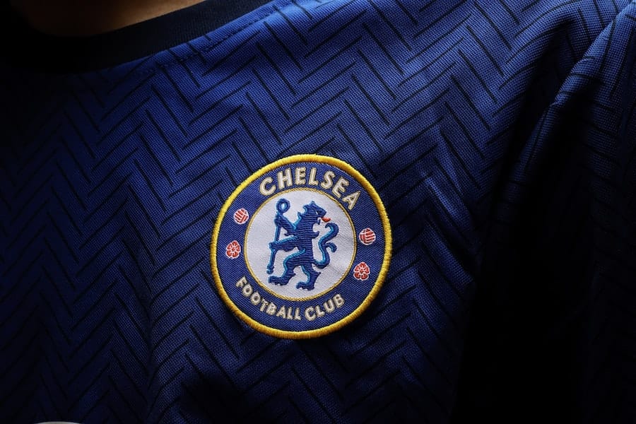 Chelsea spillertrøje med logo