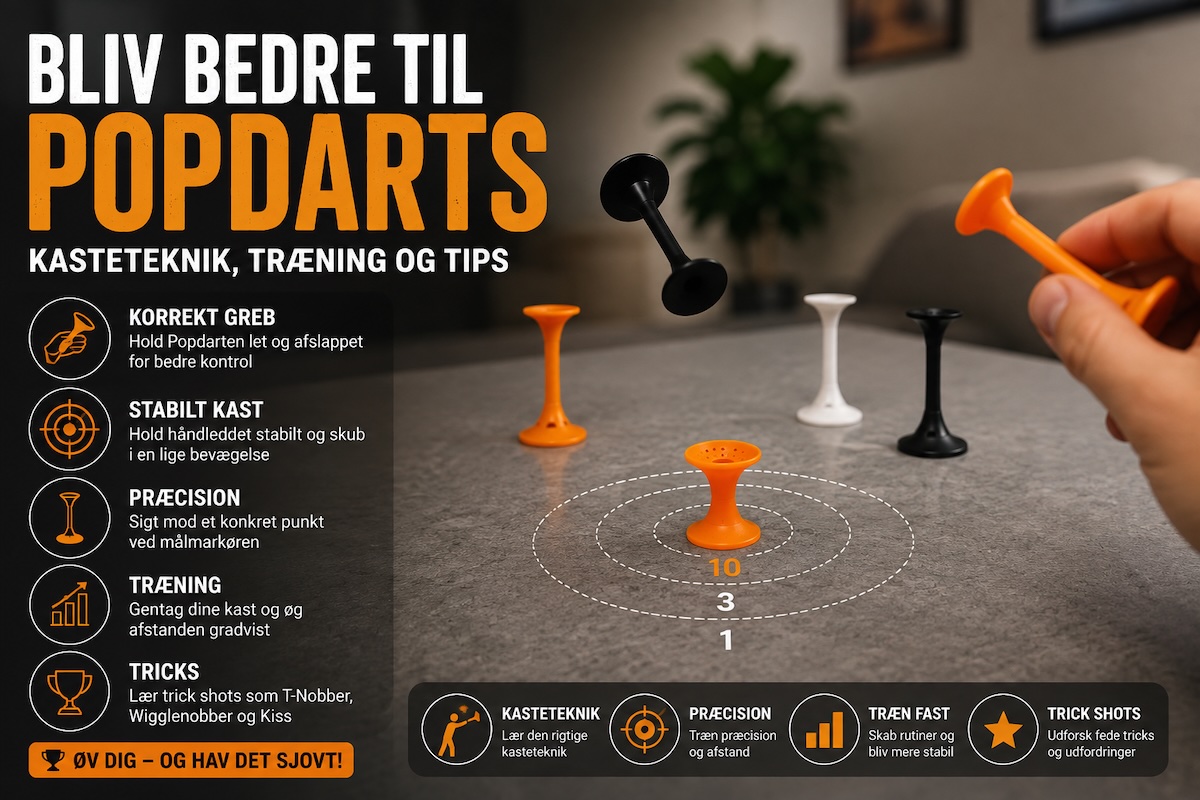 popdarts kasteteknik