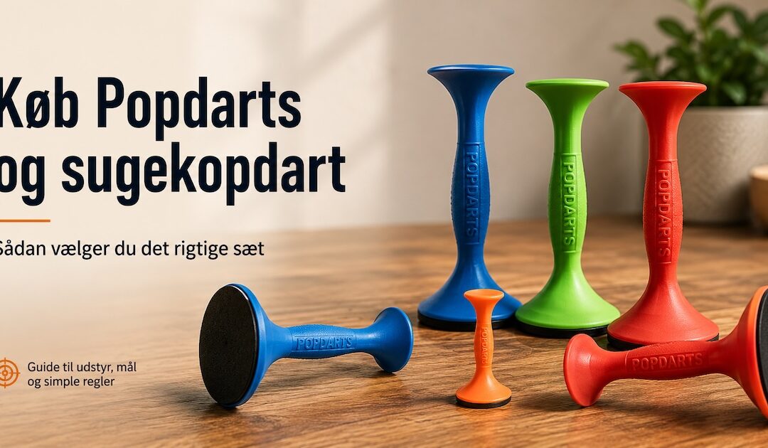 Køb Popdarts og sugekopdart: guide til det rigtige sæt