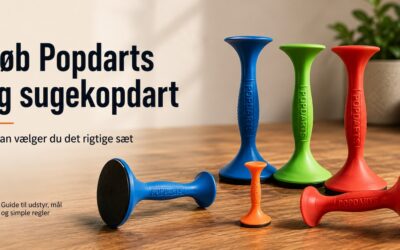 Køb Popdarts og sugekopdart: guide til det rigtige sæt
